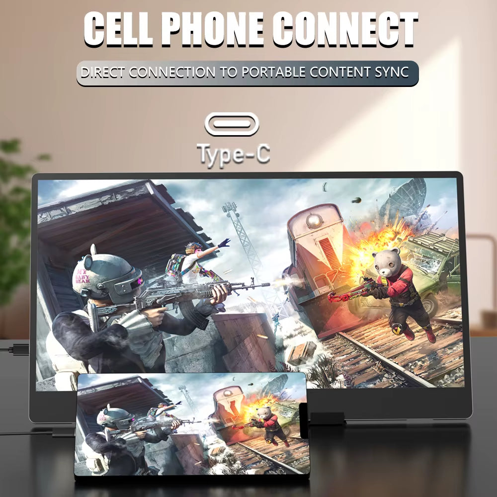 Upgrade your setup on-the-go with the N140-S36 Portable 14" Display! Perfect 60Hz refresh rate and vibrant 1366x768 resolution for all your needs! 🌟💻 #PortableMonitor #TechUpgrade