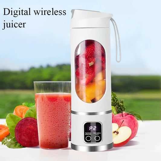 【Tiktok Top Seller】Digital Multimode Juicer Blender - Smart LED Display, Diet-Friendly，Leak Proof Design for Smoothies Liquid Diet, Shakes & Baby Food，Best Compact Blender for Home & Travel, Lemon Juicer，Fathers Day Gift