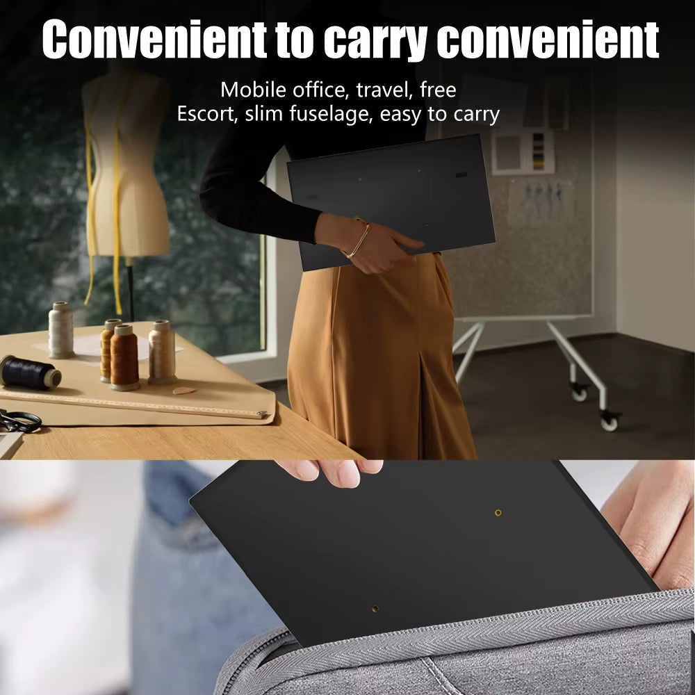 Upgrade your setup on-the-go with the N140-S36 Portable 14" Display! Perfect 60Hz refresh rate and vibrant 1366x768 resolution for all your needs! 🌟💻 #PortableMonitor #TechUpgrade